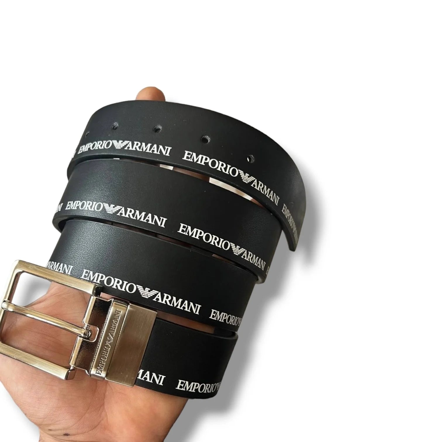 طقم محفظة وحزام ارماني رجالي