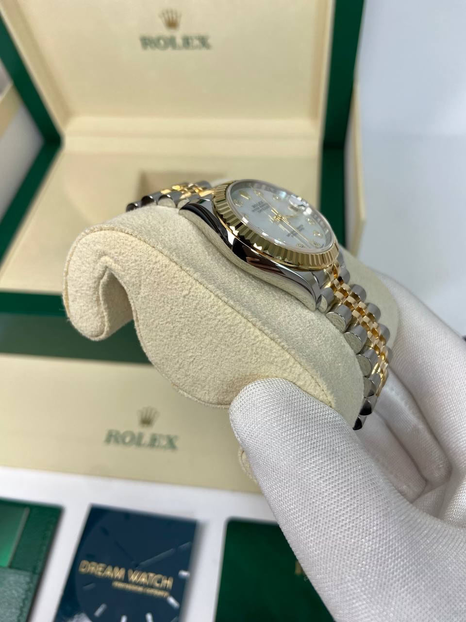 ساعة رولكس ديت جست ميرور أوريجنال للنساء