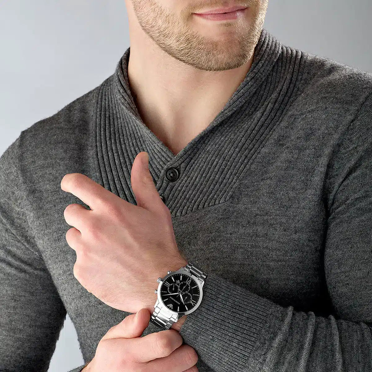 ساعة أمبوريو ارماني للرجال AR11208