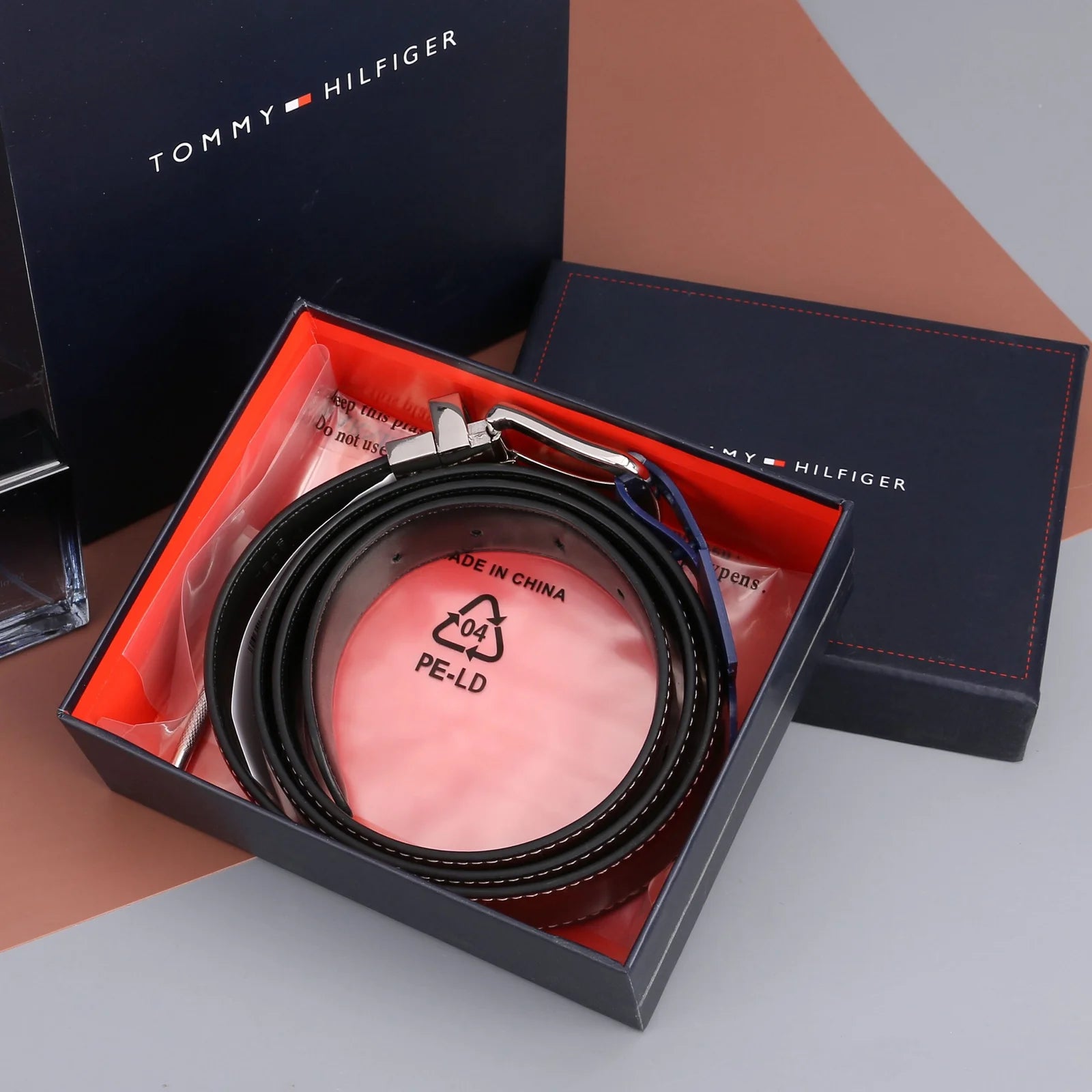 حزام دبل فيس تومي هيلفيغر للرجال